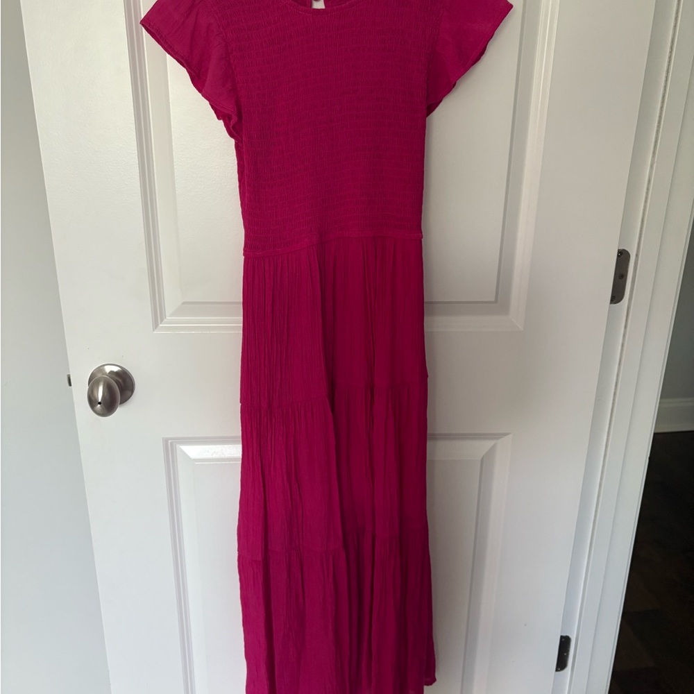 Elegant Pink Women's Dress